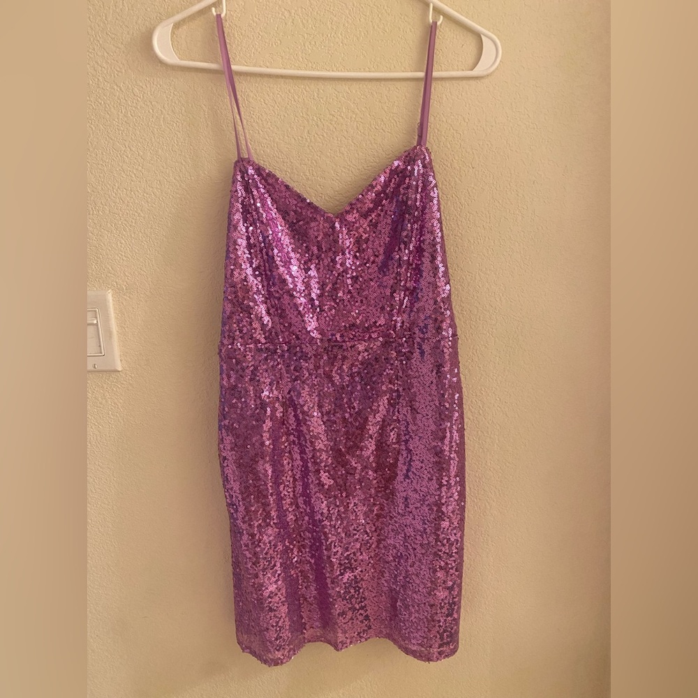 Hello Molly Bring on the Merlot Lilac Dress